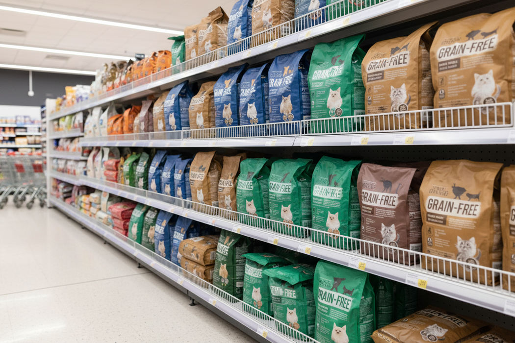 Graanvrij kattenvoer bij Albert Heijn