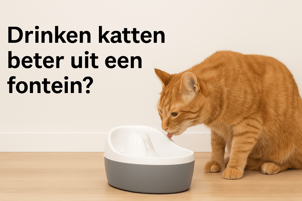 Drinken katten beter uit een fontein?