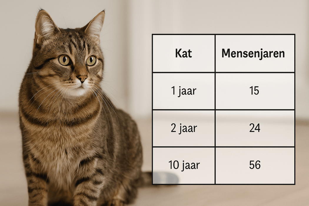 Hoe oud wordt een kat in mensenjaren