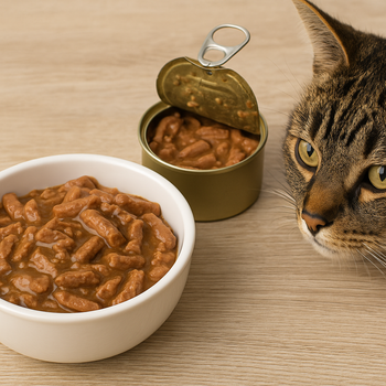 Hoeveel natvoer mag een kat per dag?