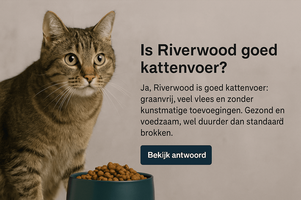 Is Riverwood goed kattenvoer?