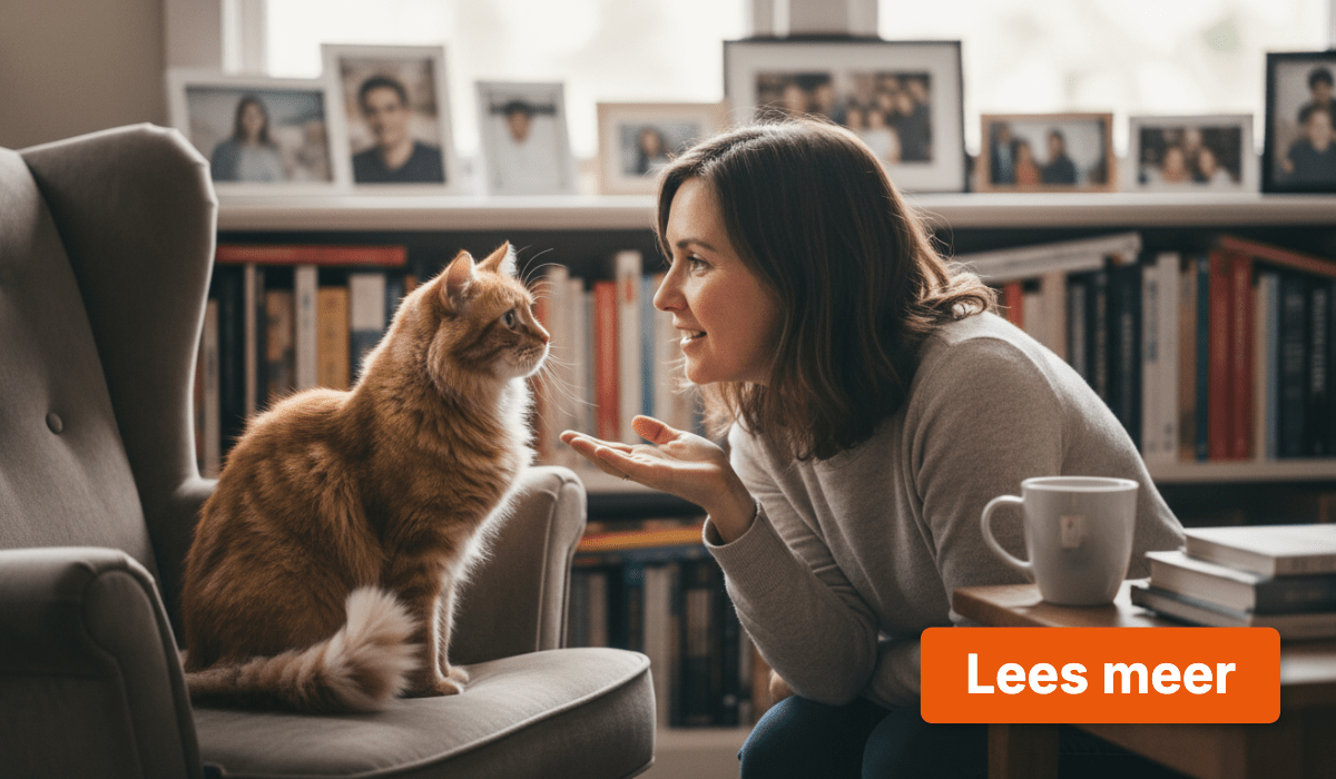 Is praten tegen je kat goed?