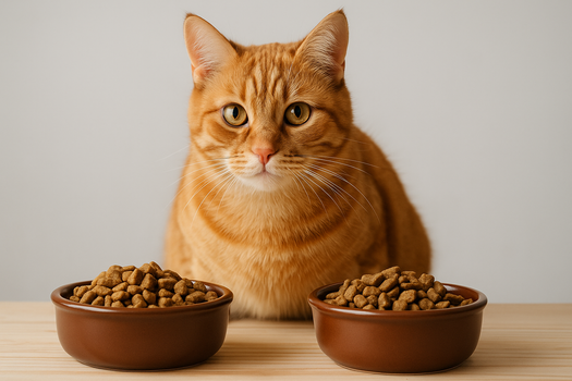 Krijgen katten beter graanvrij voedsel?