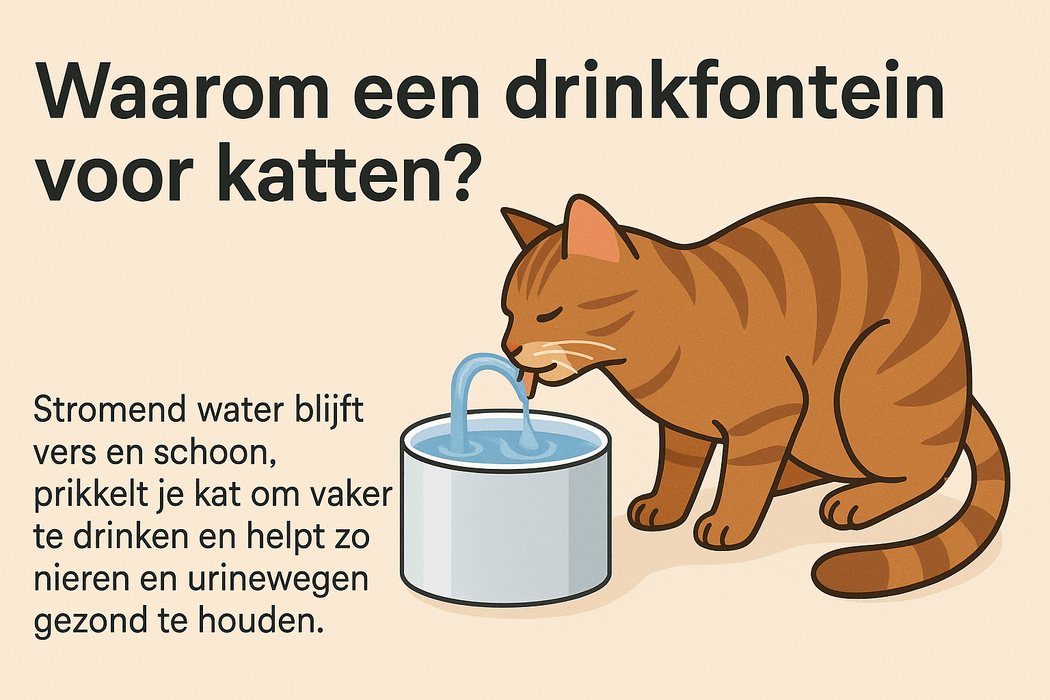 Waarom een drinkfontein voor katten?