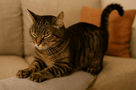 Wat doet een kat als hij je lief vindt?