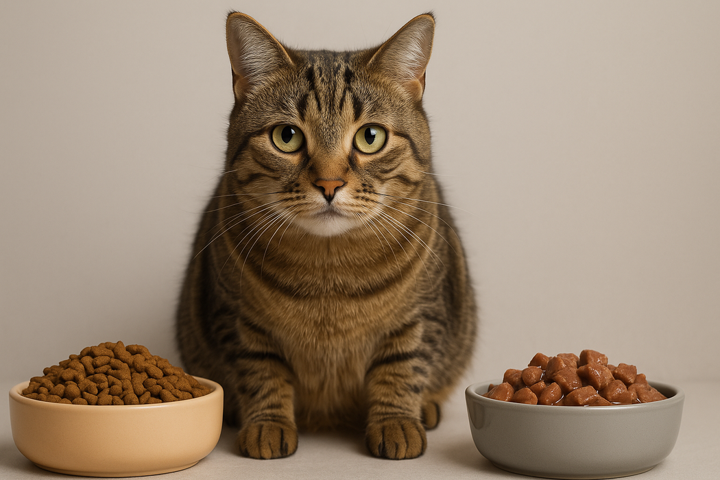 Wat is beter voor een kat, droogvoer of natvoer?