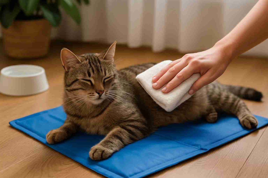 hoe kan je een kat afkoelen met warm weer