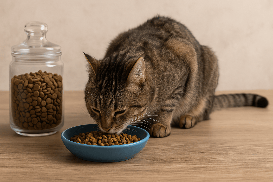 hoeveel droogvoer kat per dag