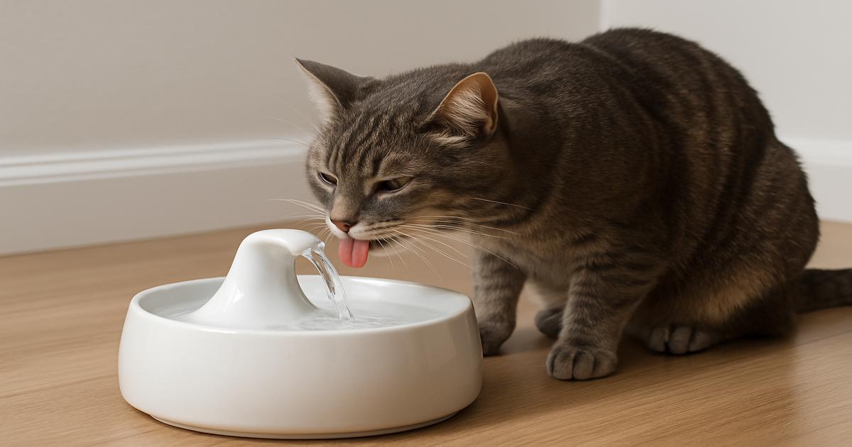 Zijn waterfonteinen een goed idee voor katten?