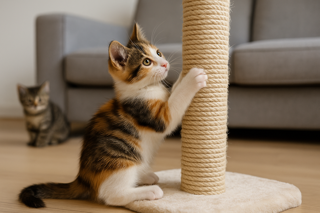 Mogen kittens krabpalen gebruiken?