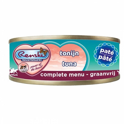 Renske Vers Vlees Maaltijd Kat Verse Tonijn Paté Graanvrij 840 gram