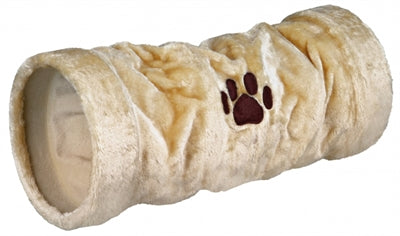 Trixie Kattentunnel Pluche Beige - Kattenspeelgoed