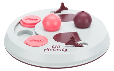 Trixie Cat Activity Flip Board Bes / Roze / Lichtgrijs - Kattenspeelgoed