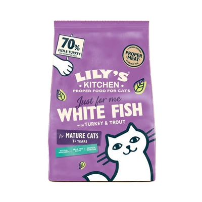 Lily's Kitchen Cat Senior Fish / Turkey Recipe 0.8 kg- Kattenvoer