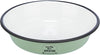 Trixie Voer/Waterbak Plat Emaille / Rvs Groen