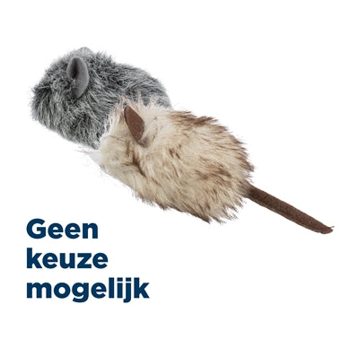 Trixie Muis Pluche Catnip Voor Katten Assorti - Kattenspeelgoed