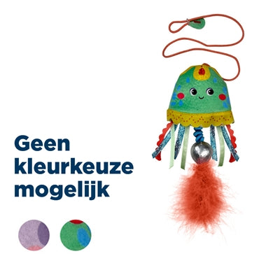Kong Cat Teaser Jellyfish Assorti - Kattenspeelgoed