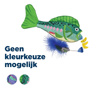 Kong Wrangler Angler Fish Assorti - Kattenspeelgoed