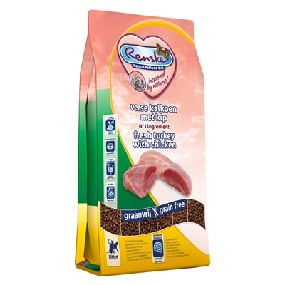 Renske Kitten Kalkoen / Kip - Kattenvoer 400 gr