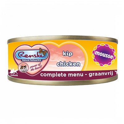 Renske Kat Vers Bereid Mousse Kip Graanvrij 1.7 kg