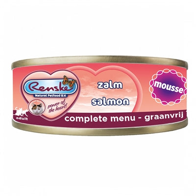 Renske Kat Vers Bereid Mousse Zalm Graanvrij 1.7 kg